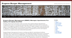 Desktop Screenshot of eugeneburgermanagement.corporatereferences.com
