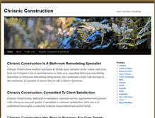 Tablet Screenshot of chrisnicconstruction.corporatereferences.com
